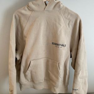 Essentials Fear of God Beige Hoodie